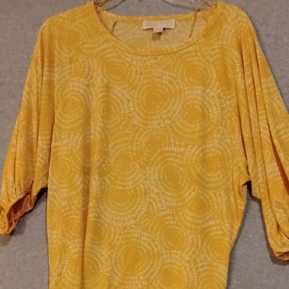 Michael Kors Gold Relaxed Blouse - Picture 1 of 4